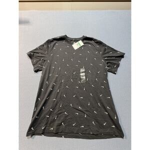 Nike Swoosh Sport Wear Men Sz XL Black New With Tag
